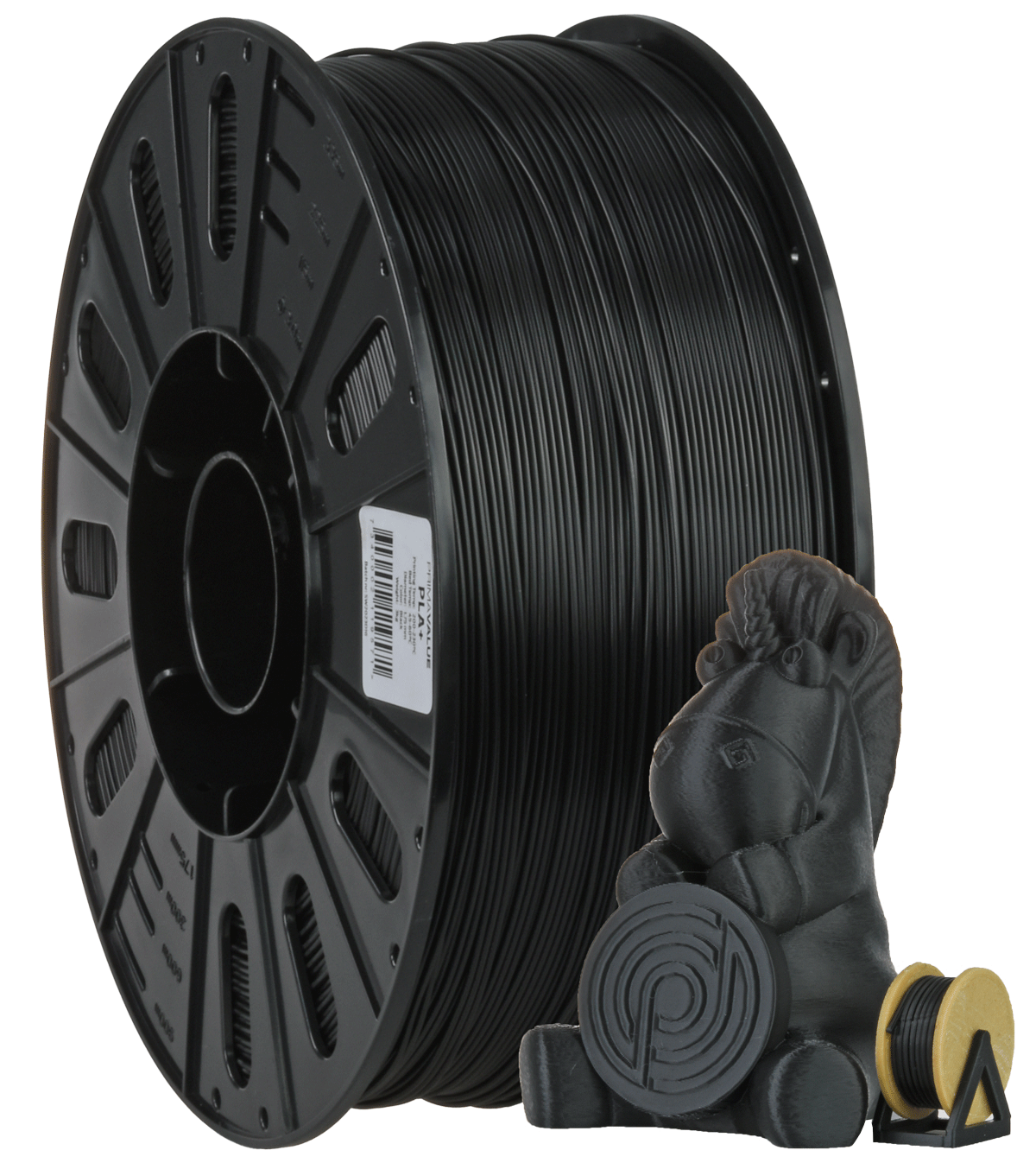 PrimaValue PLA+ Filamento Per Stampante 3D - Bianco 1.75mm 1kg Su Bobina Di Carta Riciclata - Forte E Inodore