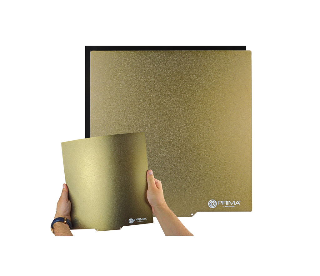 PrimaCreator FlexPlate PEI Poudré 510 X 510 Mm – Surface Magnétique Flexible Pour Imprimante 3D, Adhésion Parfaite PLA ABS PETG