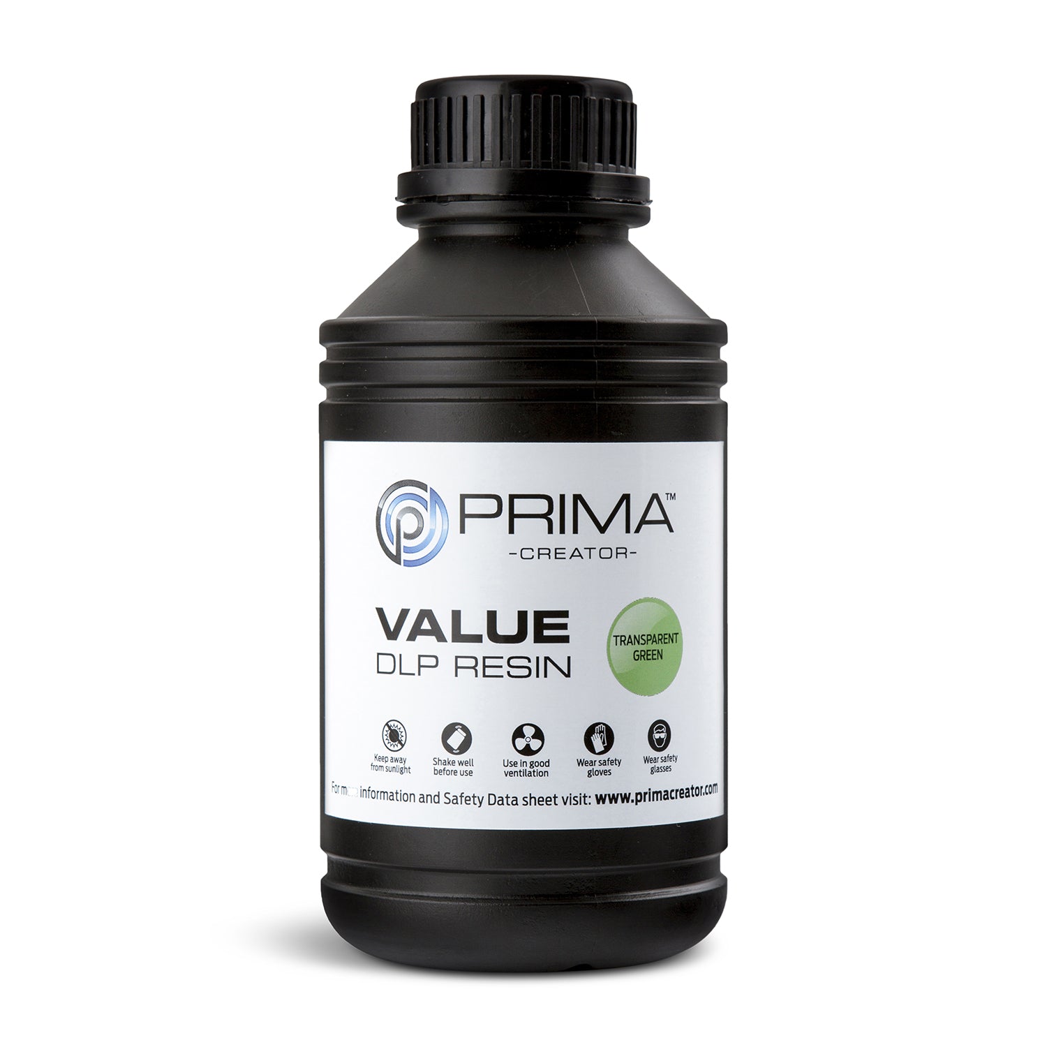 PrimaCreator Value UV Resin Water Washable – 1000 ml – Transparent Green -  3DPrintX